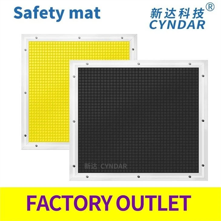 Rubber Material Protection Equipment Pressure Sensitive Safety Mats